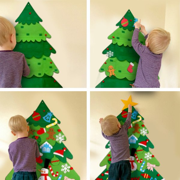 Filc karácsonyfa slider