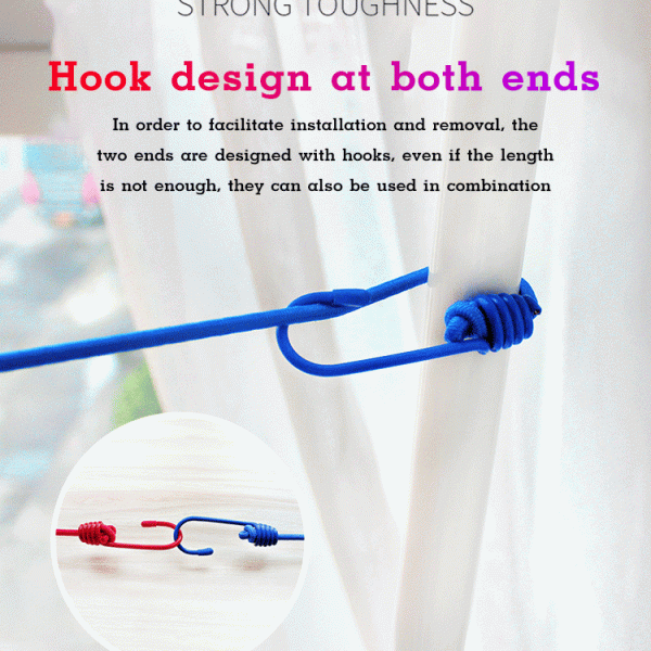 Stretchy Clothesline – Rugalmas zsinór ruhaszárításhoz slider