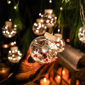 SANTA BALL – Fényes karácsonyi gömbök (3m) 03