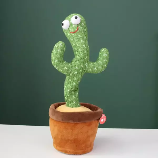 DANCING CACTUS – Varázslatos éneklő és táncoló kaktusz LED-light™ világítással slider