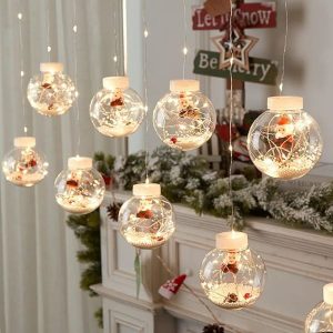 SANTA BALL – Fényes karácsonyi gömbök (3m) 03