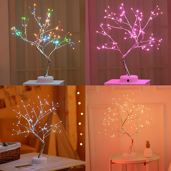 Shimmer bonsai tree – Bonsai LED lámpa slider