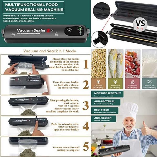 Freshfood – Automata étel vákuumozó gép slider