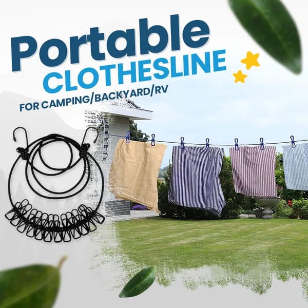 Stretchy Clothesline – Rugalmas zsinór ruhaszárításhoz