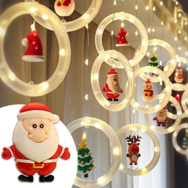 CHRISTMAS RINGS- Karácsonyi LED gyűrűk