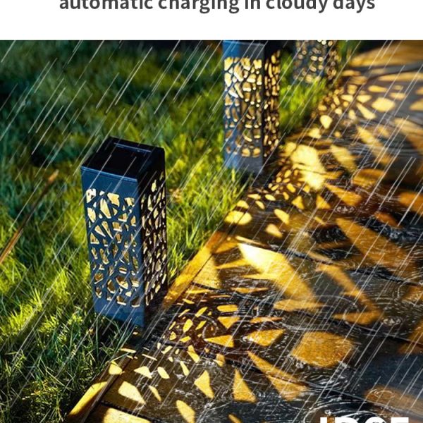Dekoratív kerti napelemes lámpa 1 + 1 INGYEN – LANTERNA 02