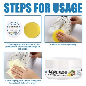 Krém foltok eltávolítására – SHOE CLEANING CREAM 03